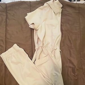 Cream jumpsuit